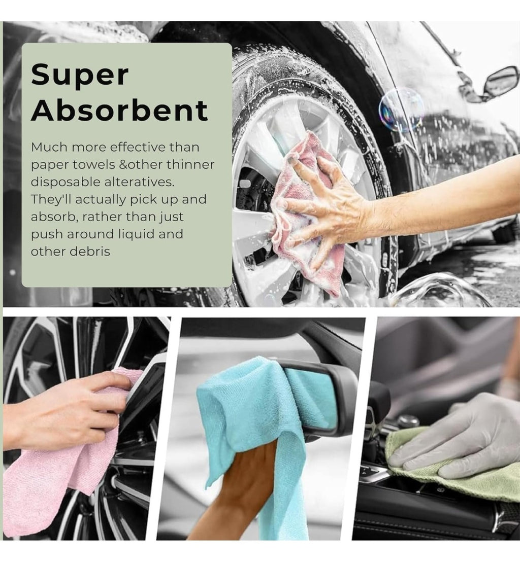 Reusable Microfiber Cleaning Cloth Roll
Washable Ultra-Absorbent Kitchen & Home Cleaning Cloth Roll