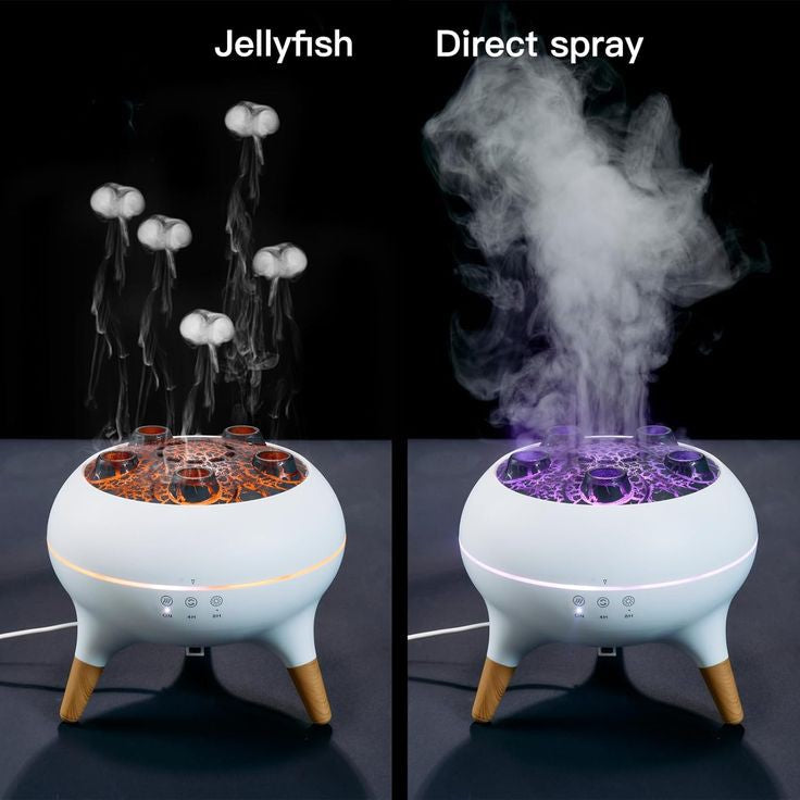 Volcano Jellyfish Flame Air Humidifier & Essential Oil Diffuser