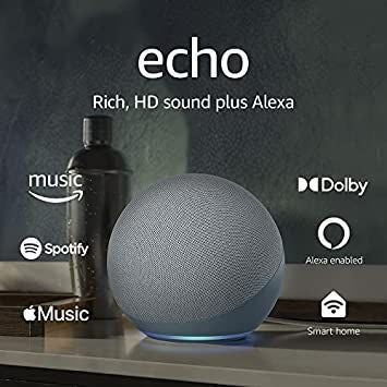 Amazon Echo Dot (5th Gen)
Smart Speaker with Alexa, Deep Bass, Bluetooth & Smart Home Control