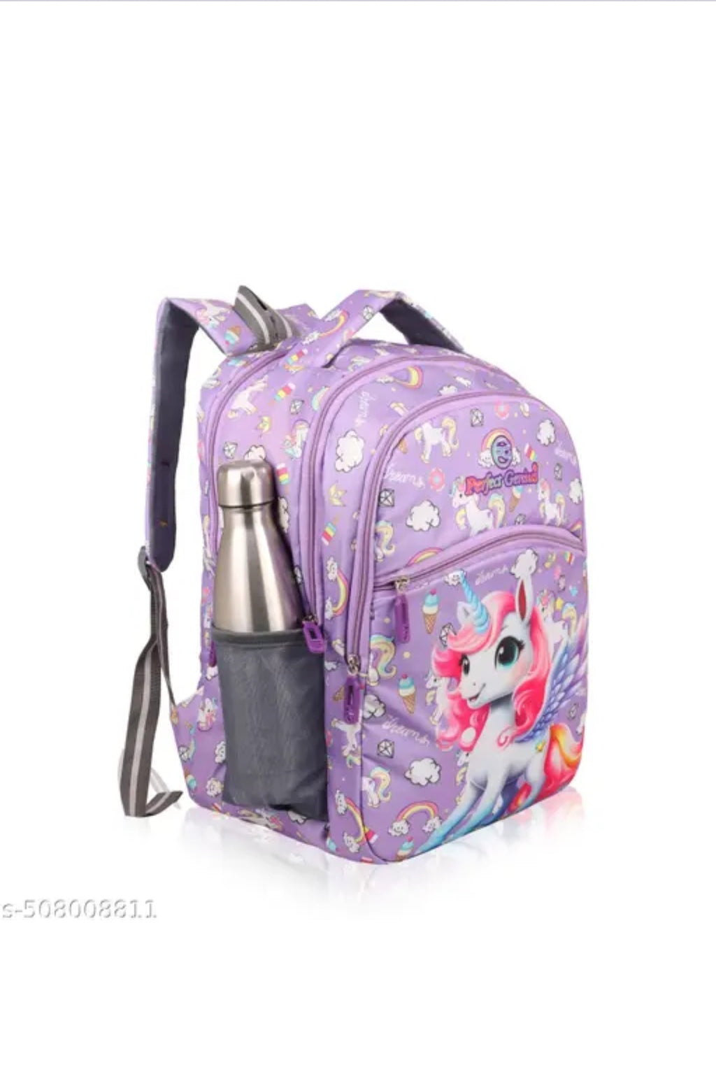 Perfect Genius Kids' School Bag - Waterproof Unicorn Edition