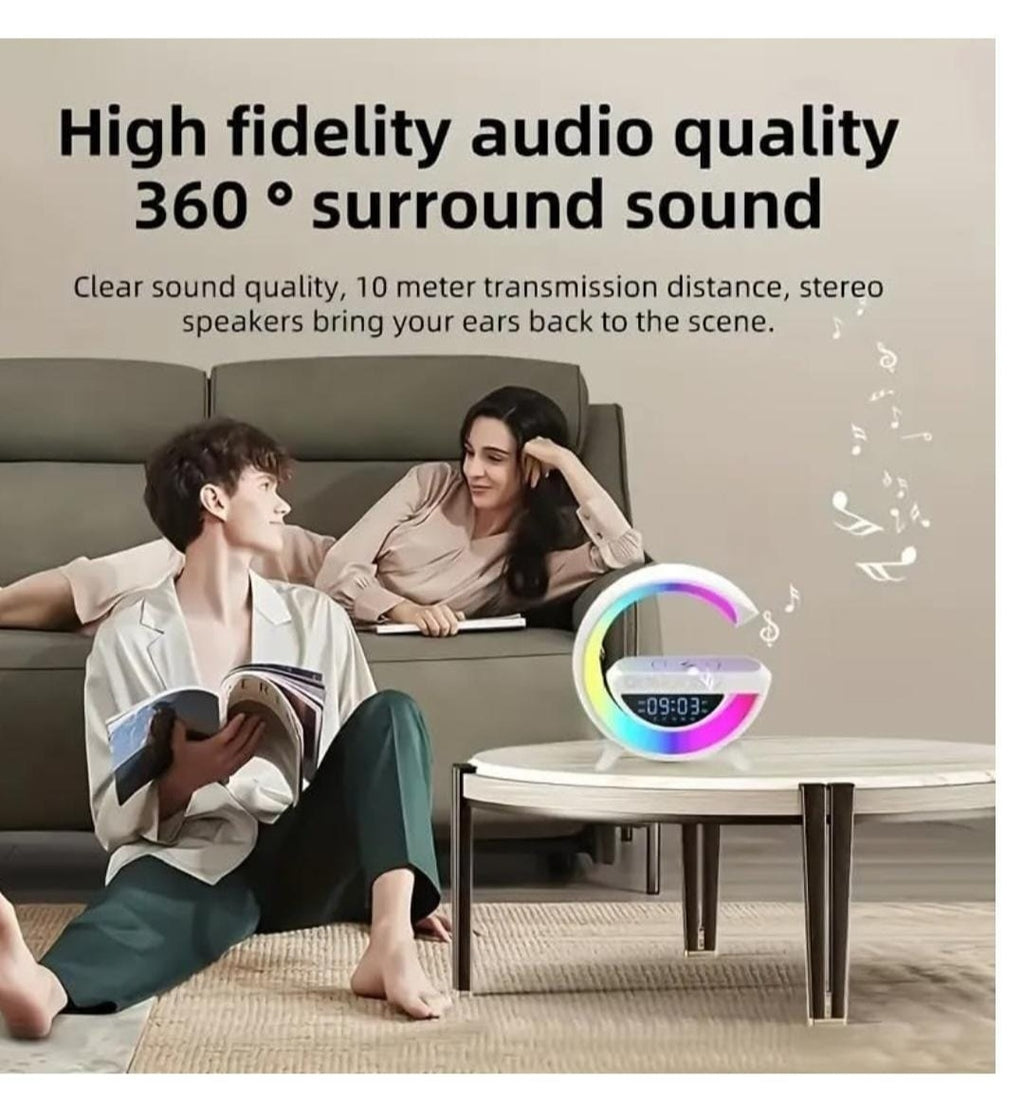 Multifunctional G-Lamp: Charge, Light, and Music in One
