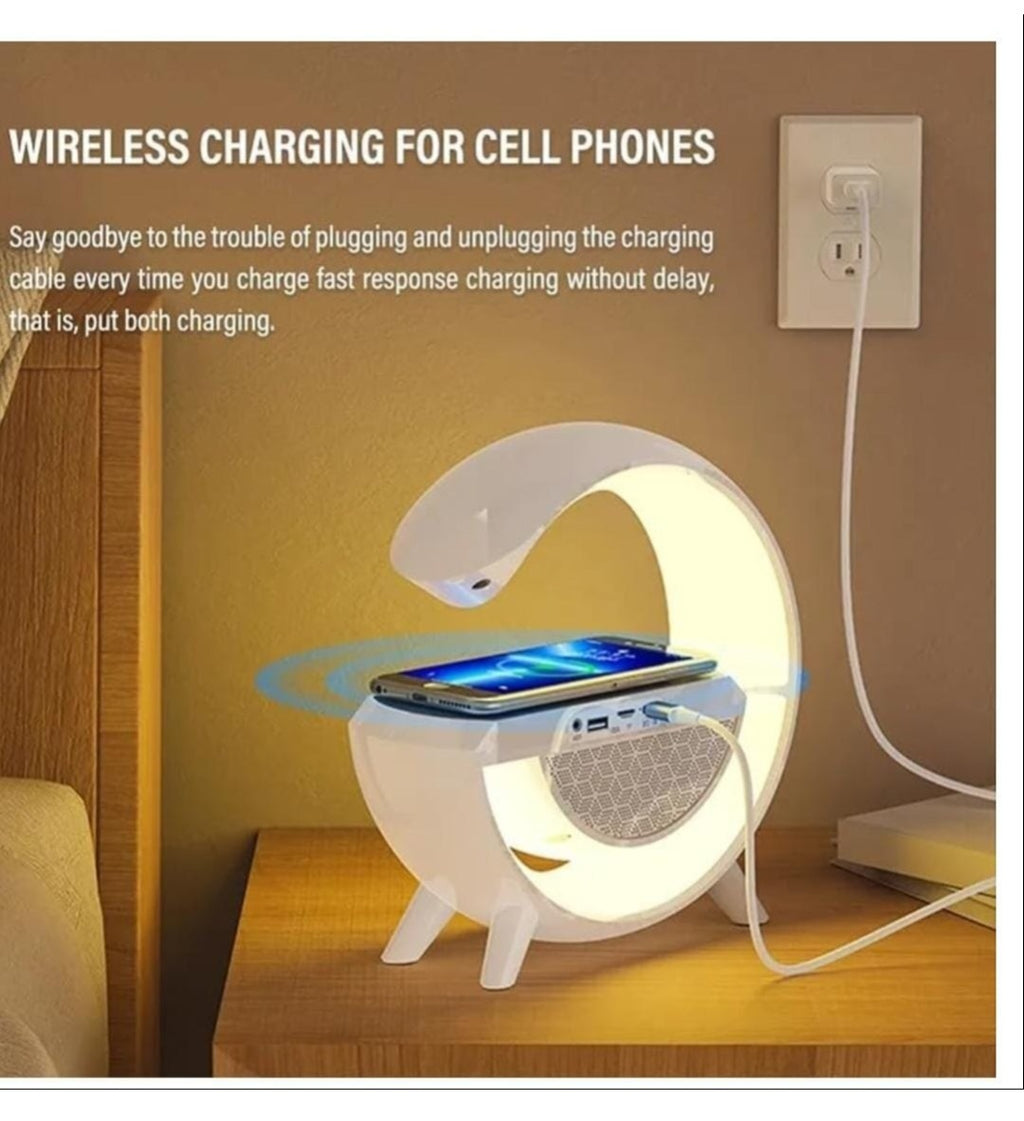 Multifunctional G-Lamp: Charge, Light, and Music in One
