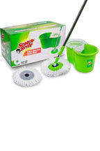 Scotch-Brite 2-in-1 Bucket Spin Mop
360° Spin Mop Bucket Set with Extra Refill & Easy Cleaning System