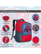 Marvel Spider-Man Hero Edition School Backpack & Lunch Bag Set - Durable 2-Piece School Combo