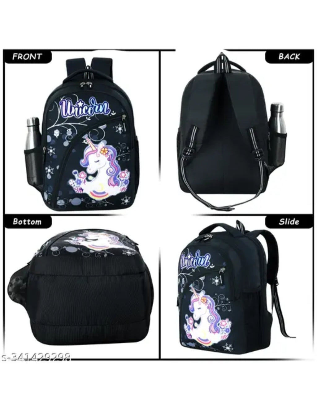 Perfect Genius Kids' School Bag - Waterproof Unicorn Edition