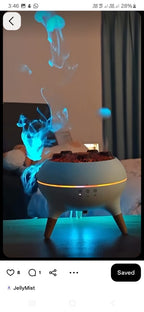 Volcano Jellyfish Flame Air Humidifier & Essential Oil Diffuser