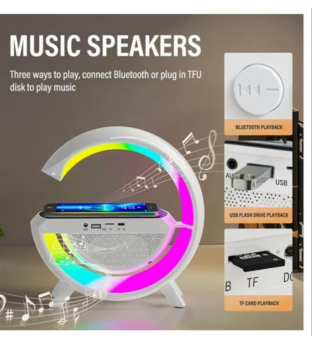 Multifunctional G-Lamp: Charge, Light, and Music in One