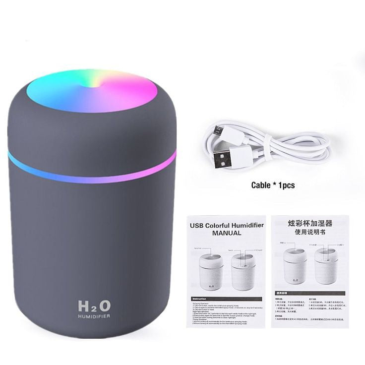SELLER ZONE Mini Humidifier
Portable LED Air Humidifier for Bedroom, Office & Car – 300ML