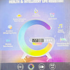RGB wireless charging speaker lamp.