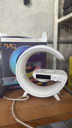 RGB wireless charging speaker lamp.